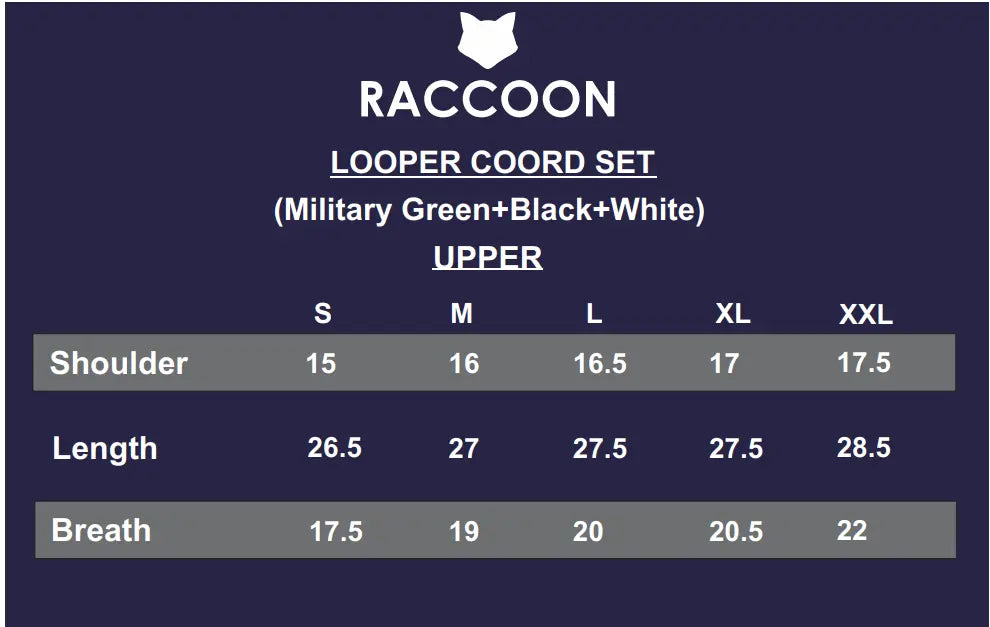 The Colour Block Logo Looper Co-ords